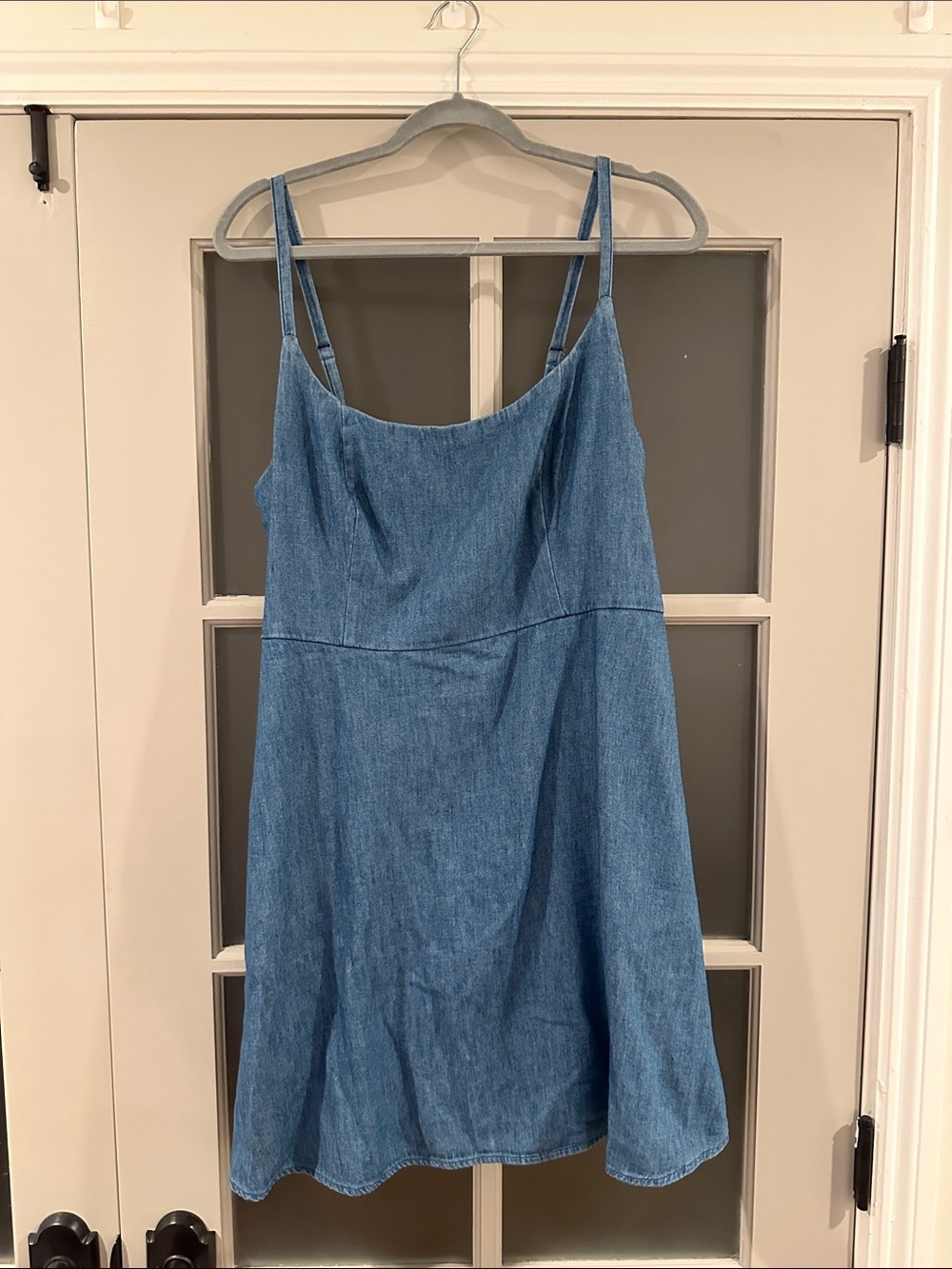 Old Navy Denim Fit & Flare Dress